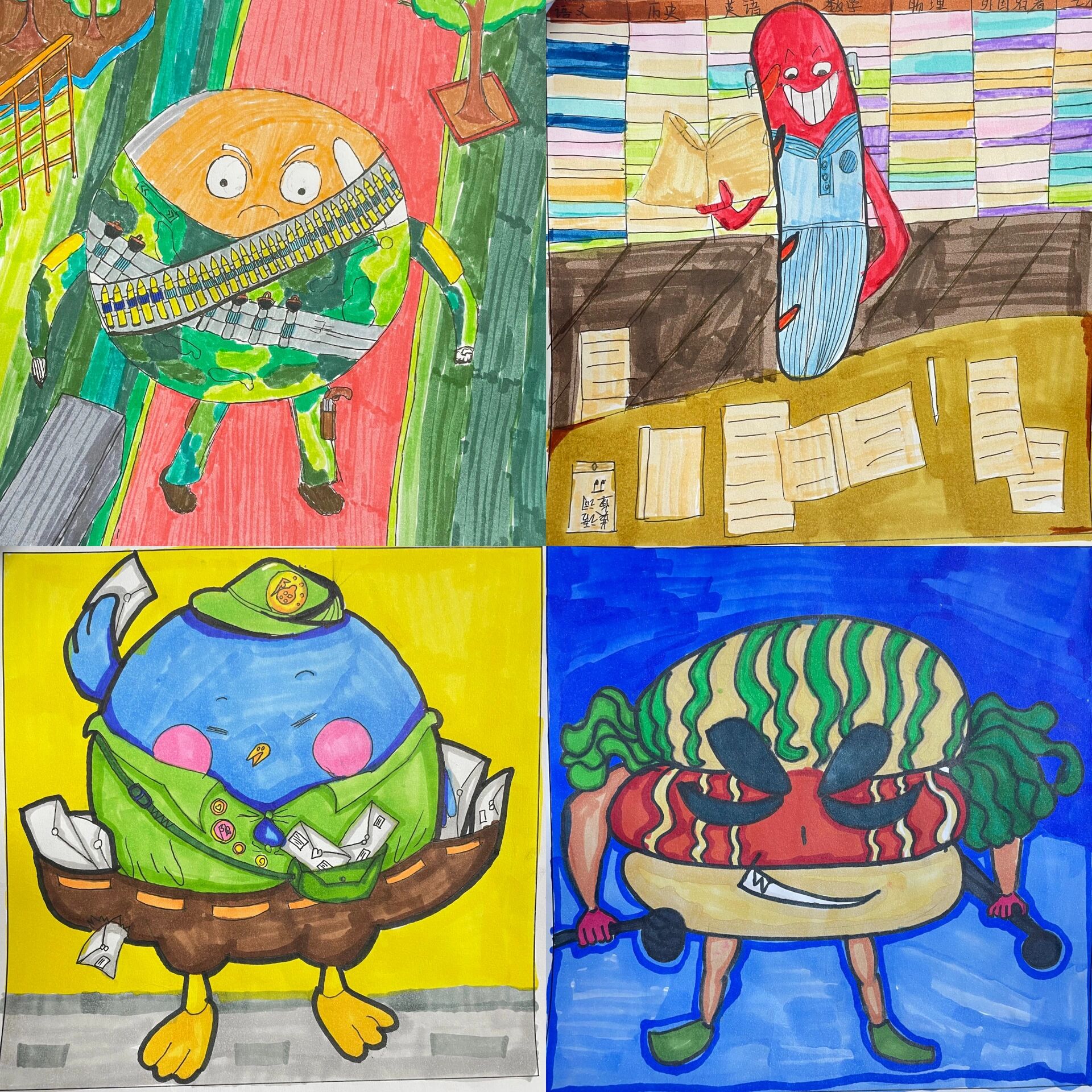 六年级《拟人化的动漫形象