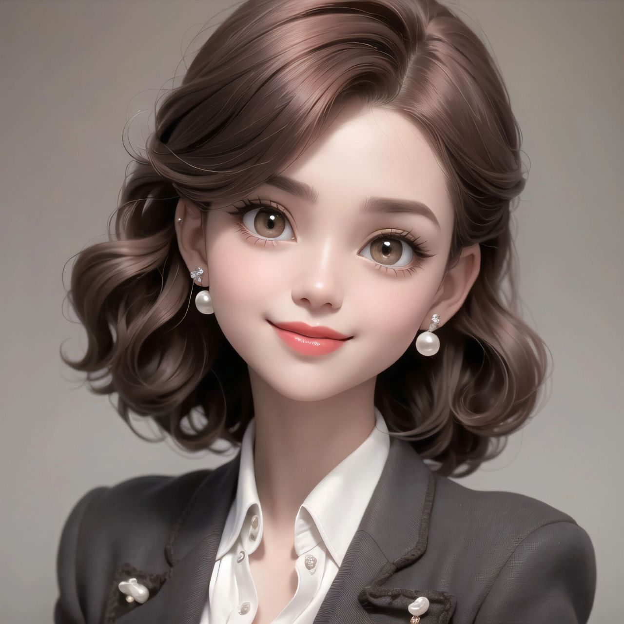 迪士尼公主风头像9499卷发短发女孩头像合集