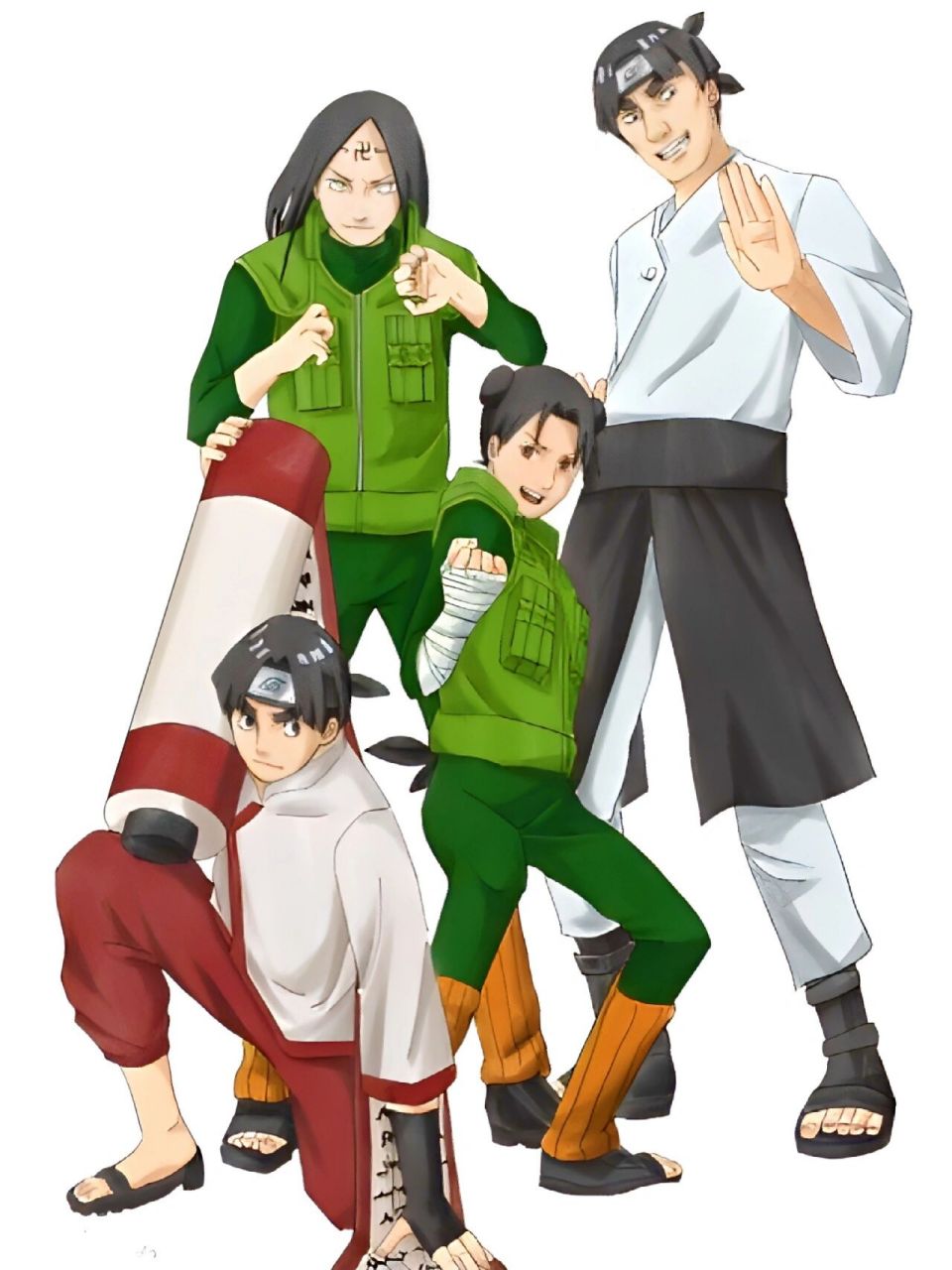 青春第三班 迈特凯第三班成立 在木叶忍者学校中,日向宁次,洛克李