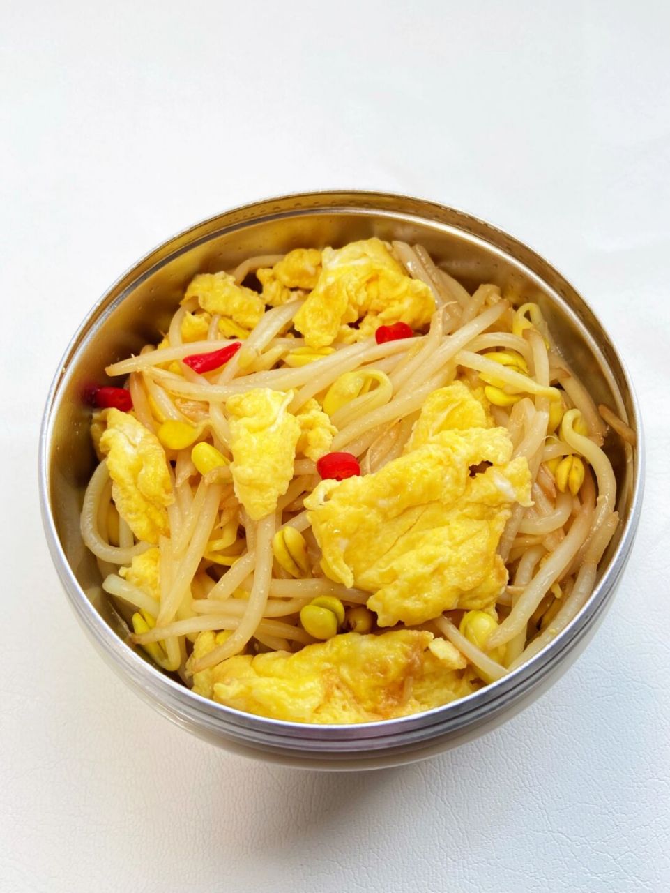 9215夏日解暑神器,开胃爽口的黄豆芽炒鸡蛋05 #糖尿病吃的100道