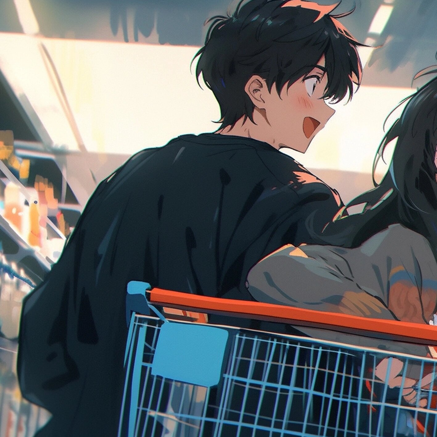 【首发】动漫情侣头像 | 一起shopping咯