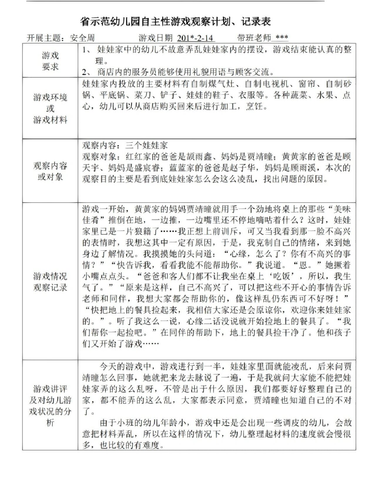 小班角色游戏玩具店观察记录(小班角色游戏玩具店的游戏由来)