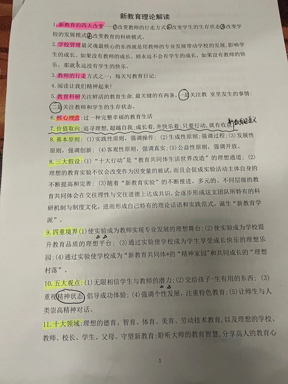 新教育理念 新教育理论|||新教育的核心理念,基本原则,十大行动