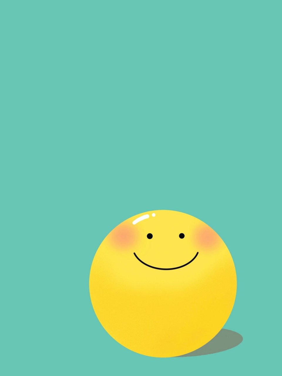 手机壁纸分享2:笑脸 之前那个尺寸没裁剪好 重新传了下