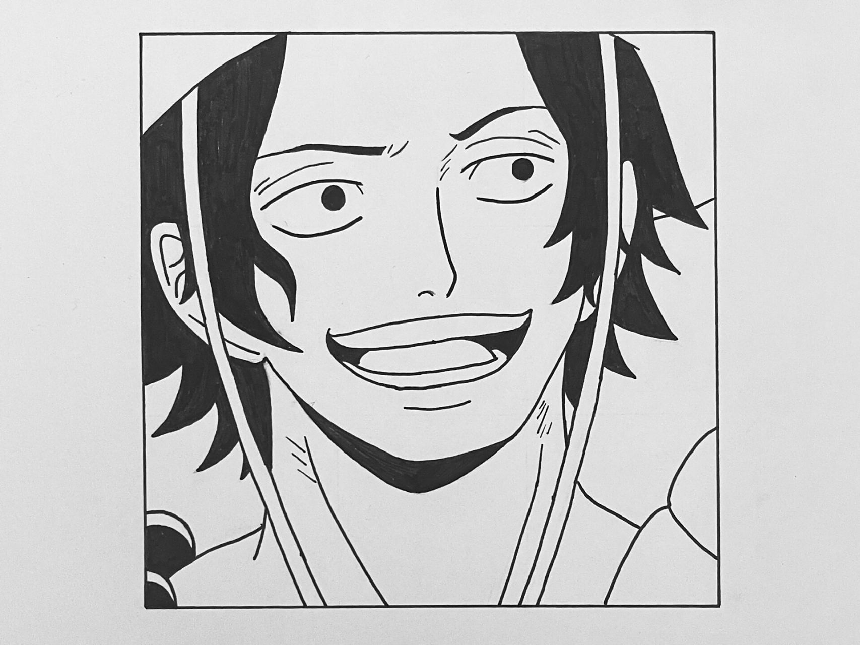 海贼王～艾斯7815手绘教程