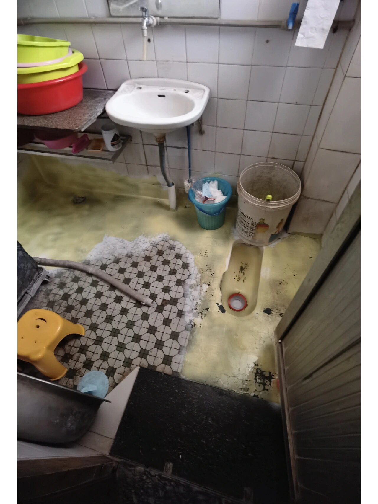 70年代的老厕所,看如何变美