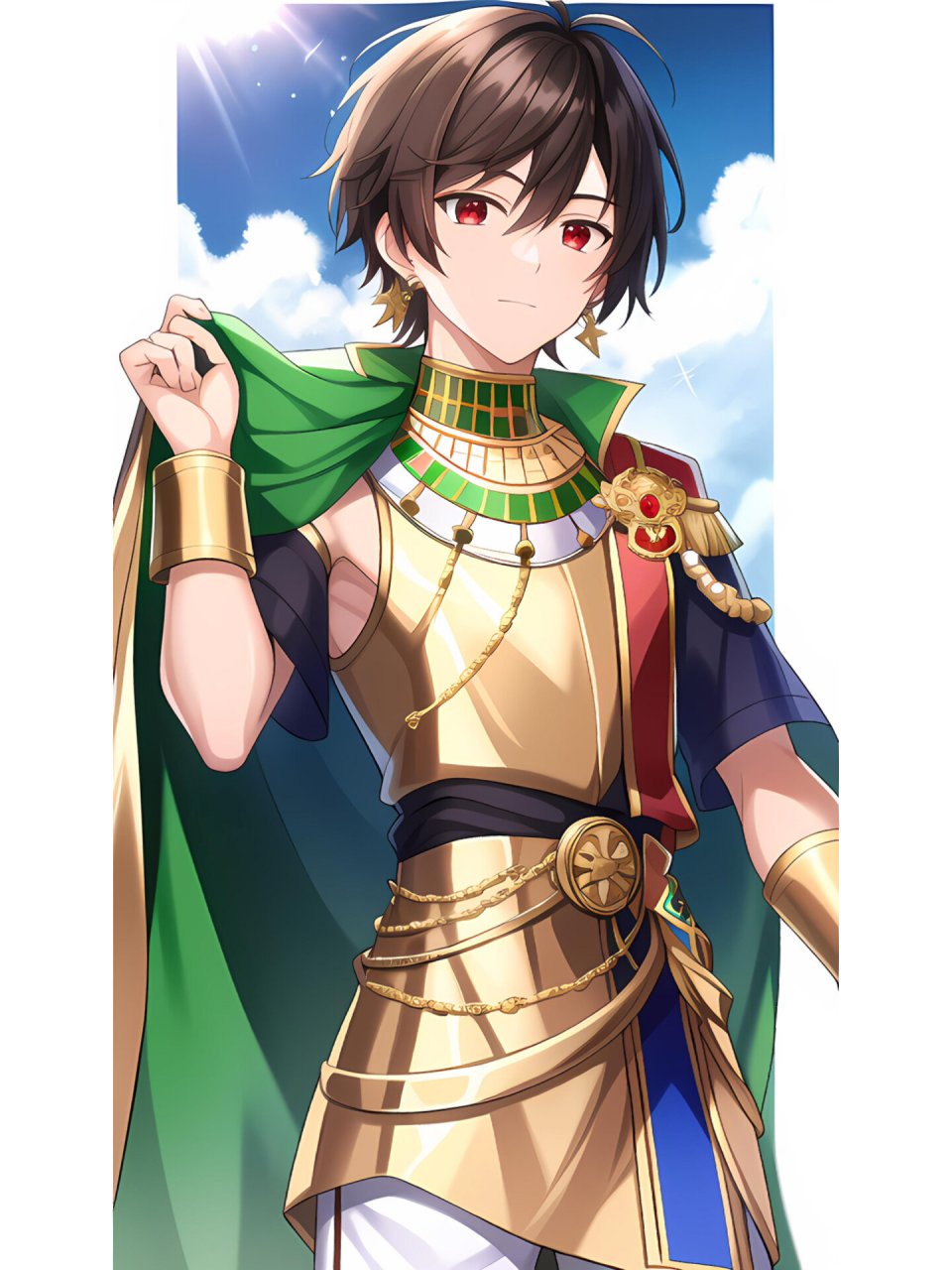 二次元帅气埃及王子  夏日滤镜