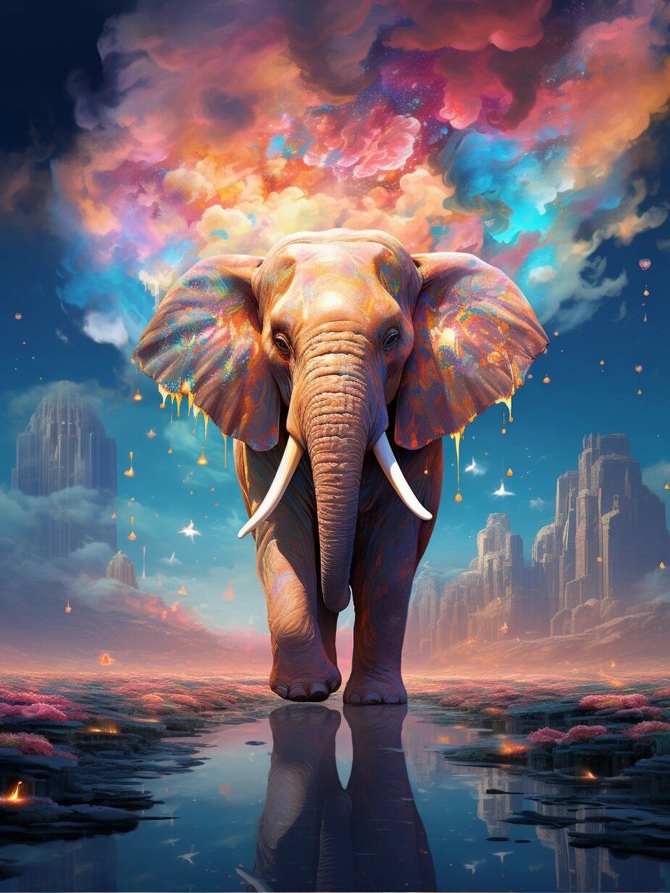 补金补土|能量壁纸 今天给大家分享的是吉祥如意高能量壁纸 大象是