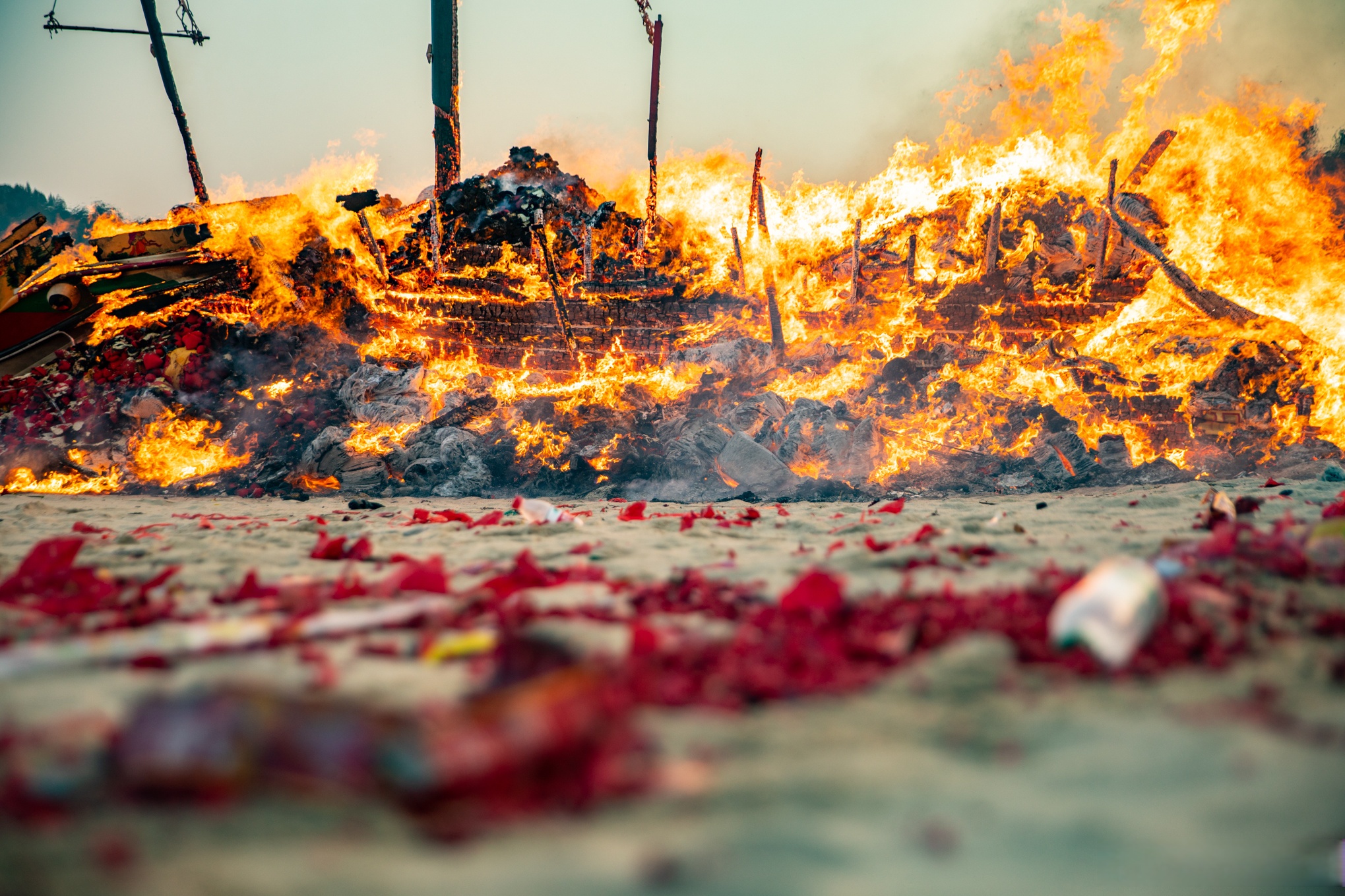 龙海浯屿岛送王船 年前拍的最后一场送王船 漳州