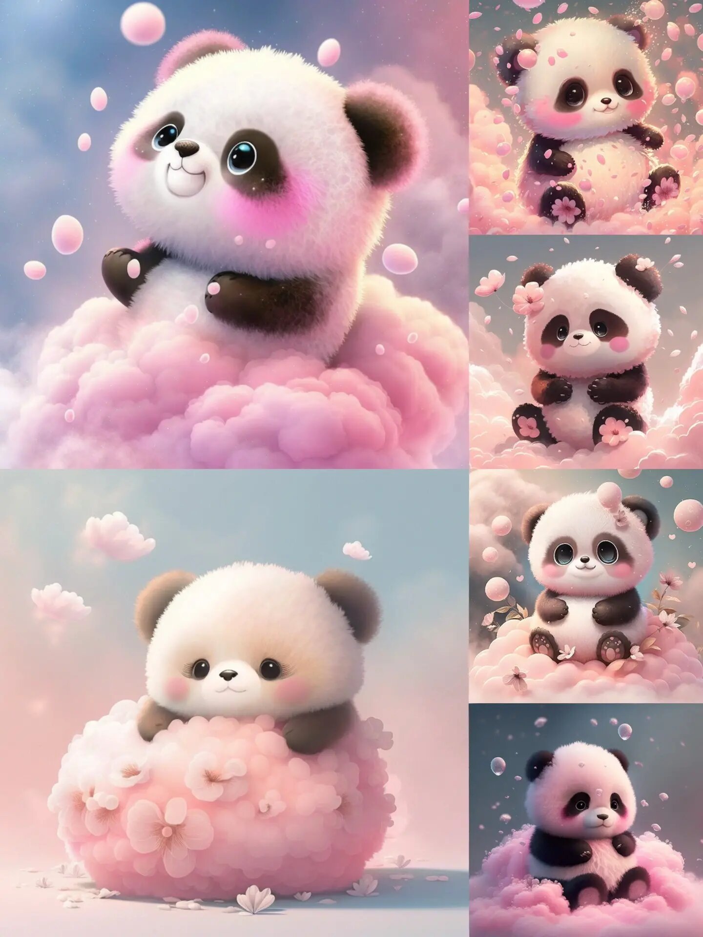 熊猫宝宝:我做了一个粉红色的梦