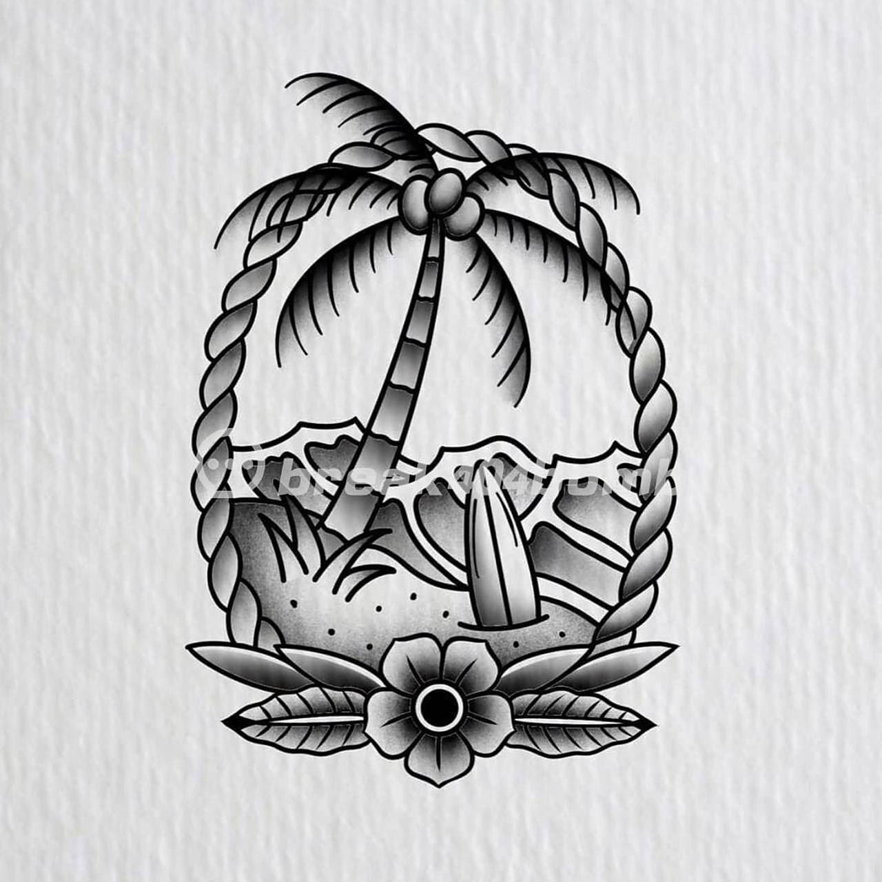 oldshcool拼接花臂|欧美纹身小图 花臂拼接oldschool纹身#纹身# #虎牙