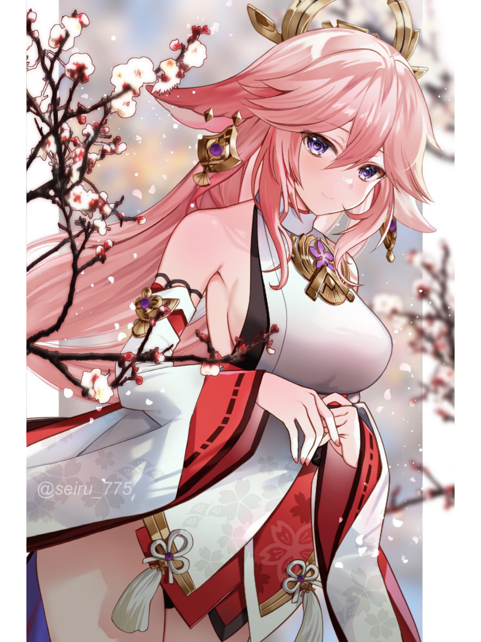 插画分享丨原神人物八重神子合集 1378张 4.84gb