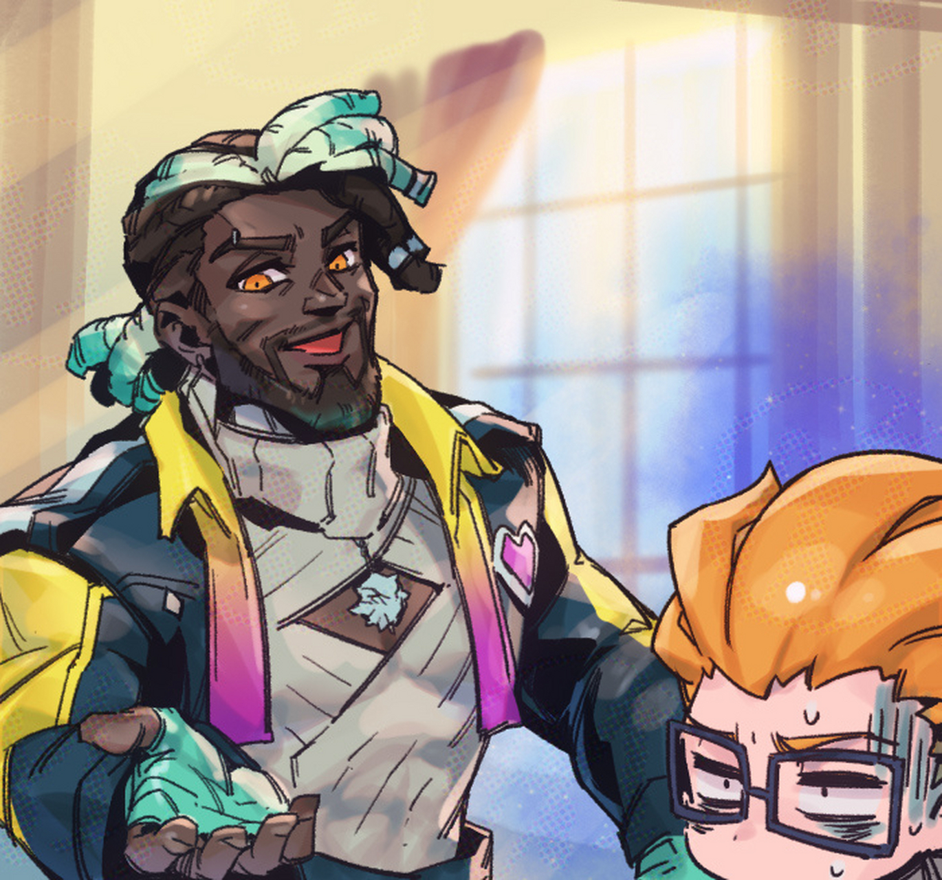 英雄联盟心之钢皮肤# 画师pt_crow的同人小漫画作品~ 好传神#英雄