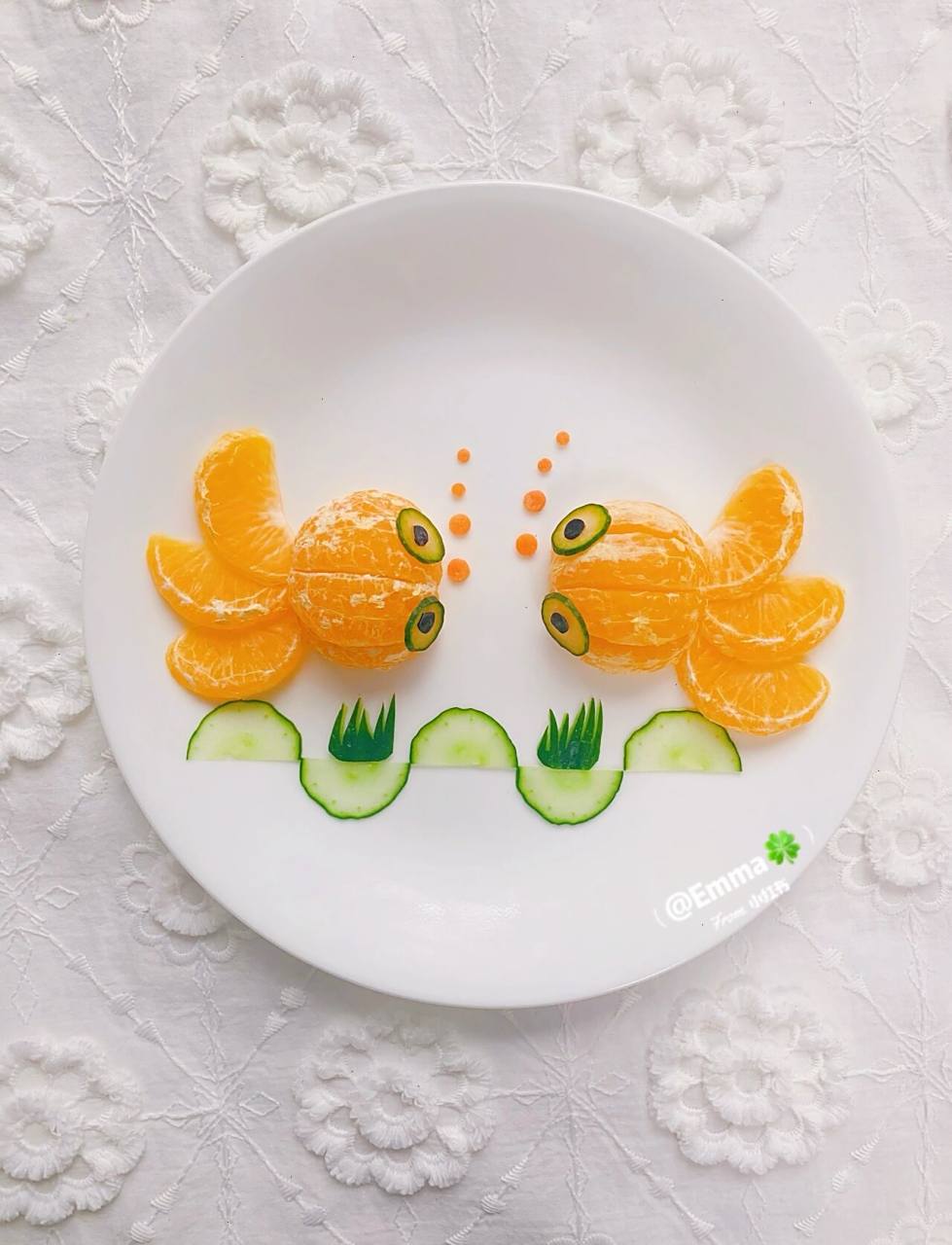 水果拼盘|创意橘子摆盘合集～92 往前翻看都有分解步骤哦～96