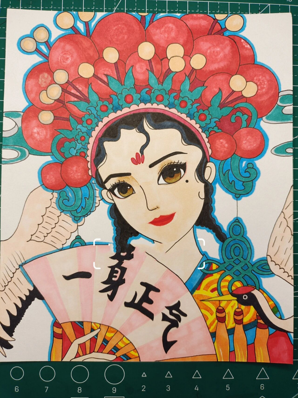马克笔绘画(花旦)