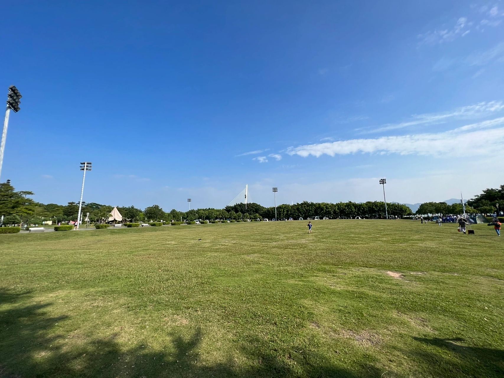 周末去哪儿 | 深圳湾公园海风运动公园9115 天气渐渐凉了,草坪