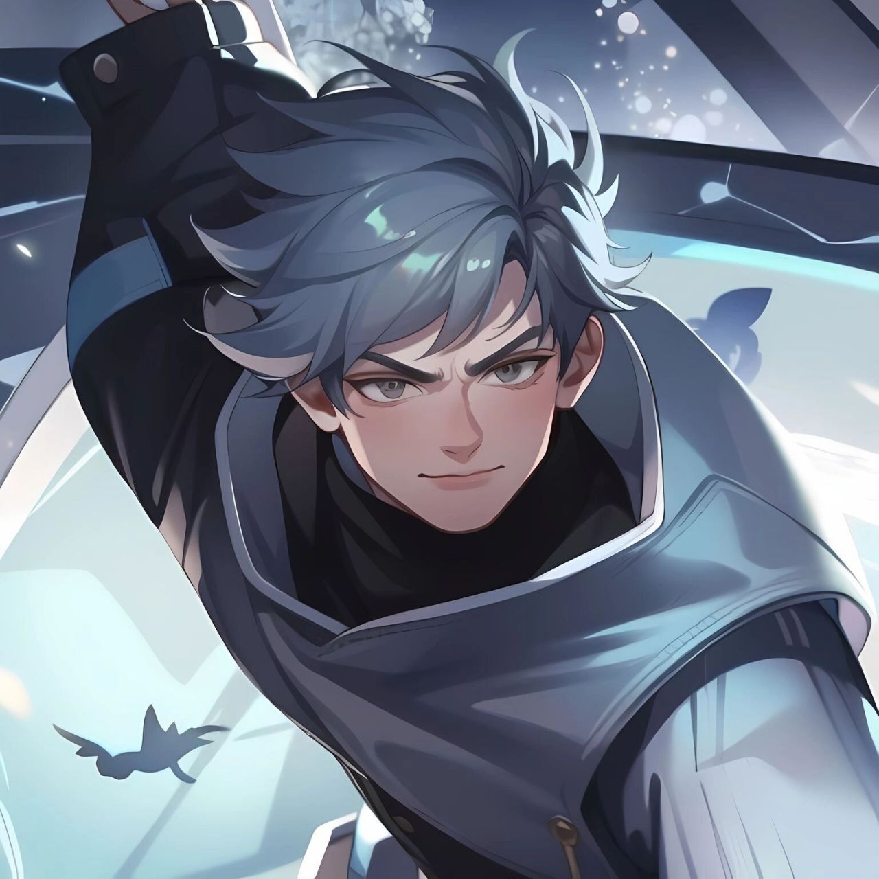 『情侣头像』曜&西施 曜施情头第二弹 校服曜施97