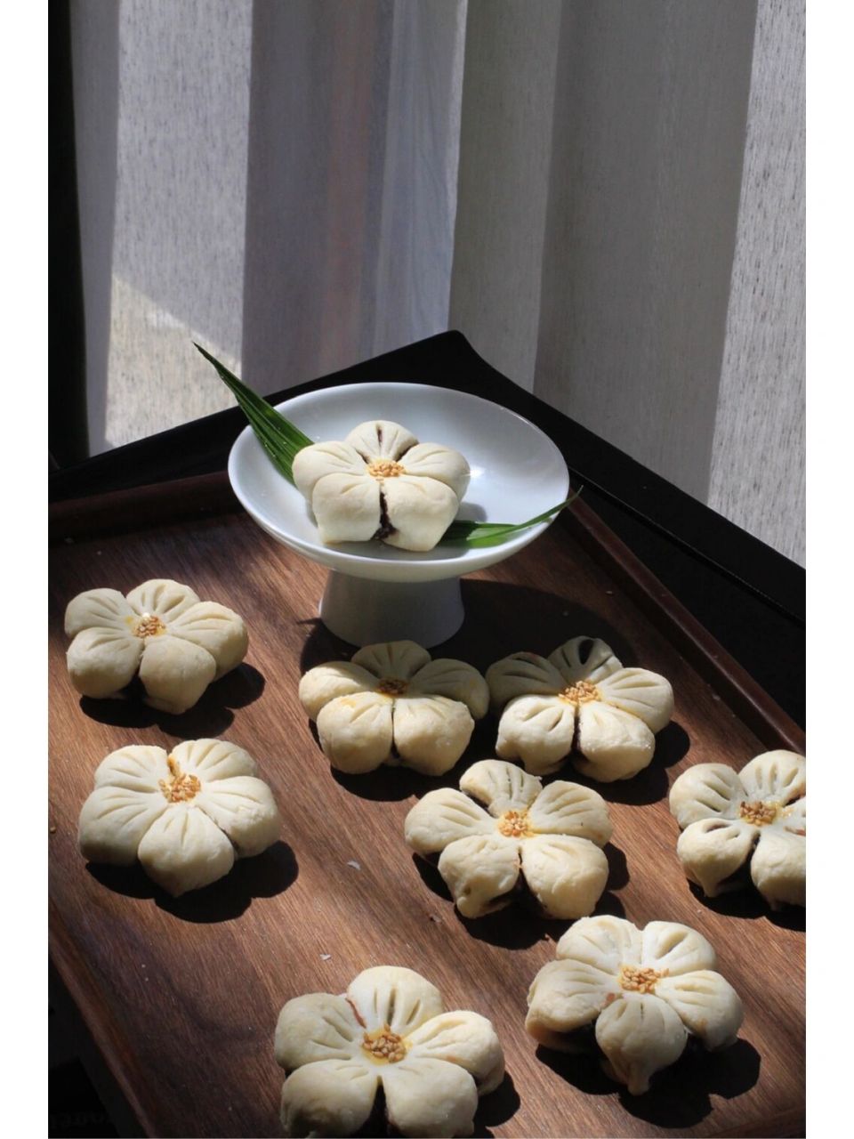 做100种中式酥点-梨花酥 梨花淡白柳深清 柳絮飞时花满城 洁白无瑕的