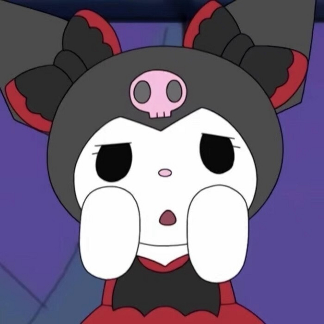 库洛米小恶魔可爱头像系列|kuromi7815 库洛米宝贝吃冰淇淋的样子