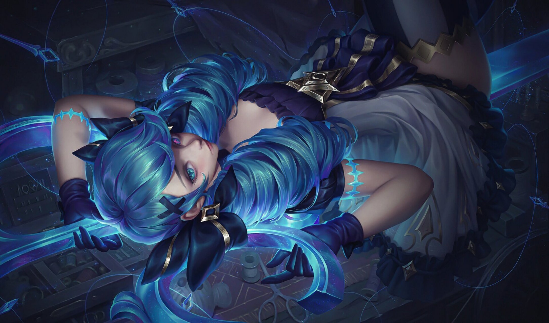 分享一下收藏的格温小可爱同人图~ 可可爱爱⊙▽⊙ #英雄联盟# #格温