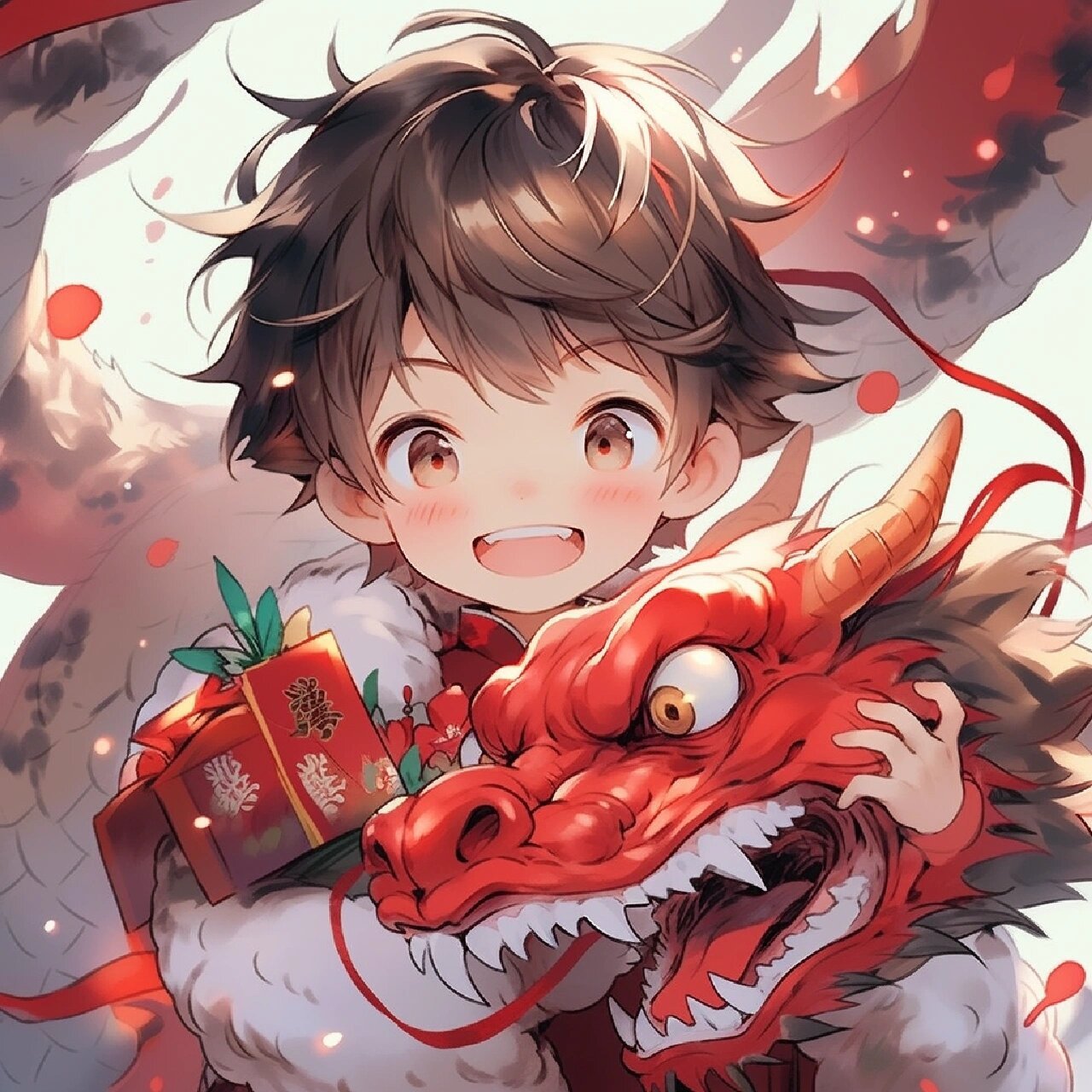 跨年情头|2024 年龙年行好运 #情头# #动漫情头# #情头# #小众情头