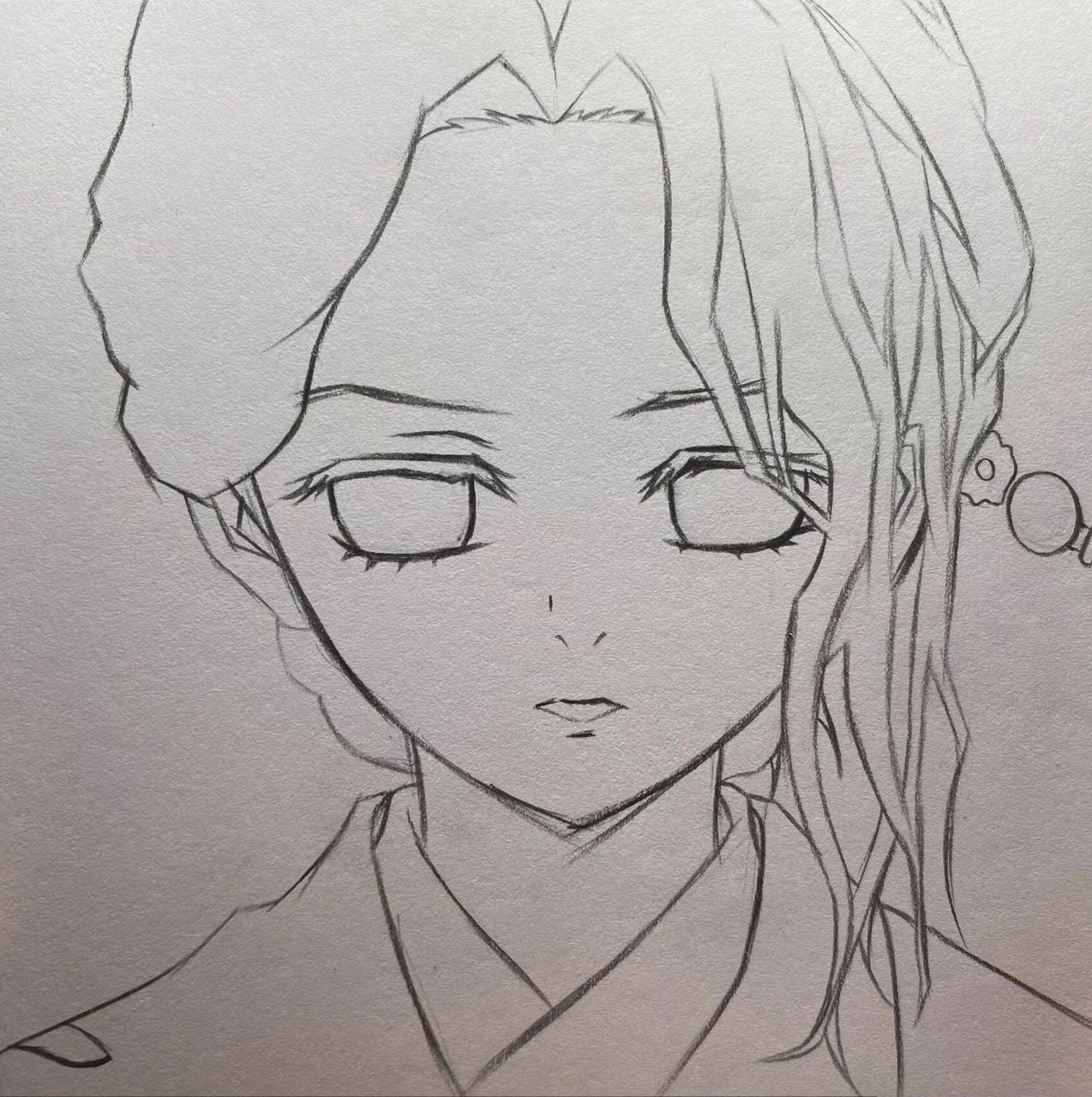 珠世小姐(临摹) "珠世小姐 我好像快记不清你的模样了"