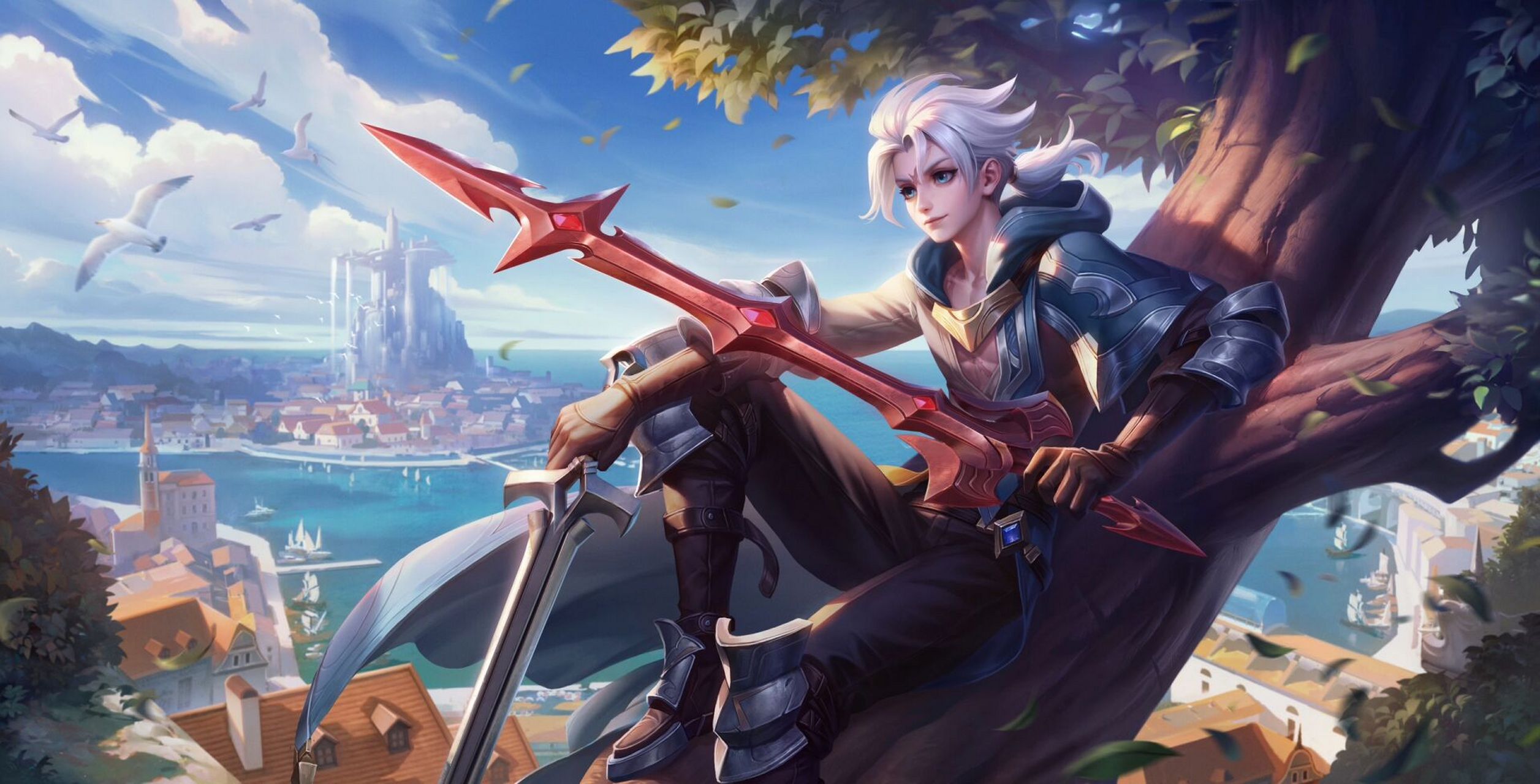 王者荣耀新英雄—亚连高清海报 亚瑟的弟弟亚连即将降临峡谷