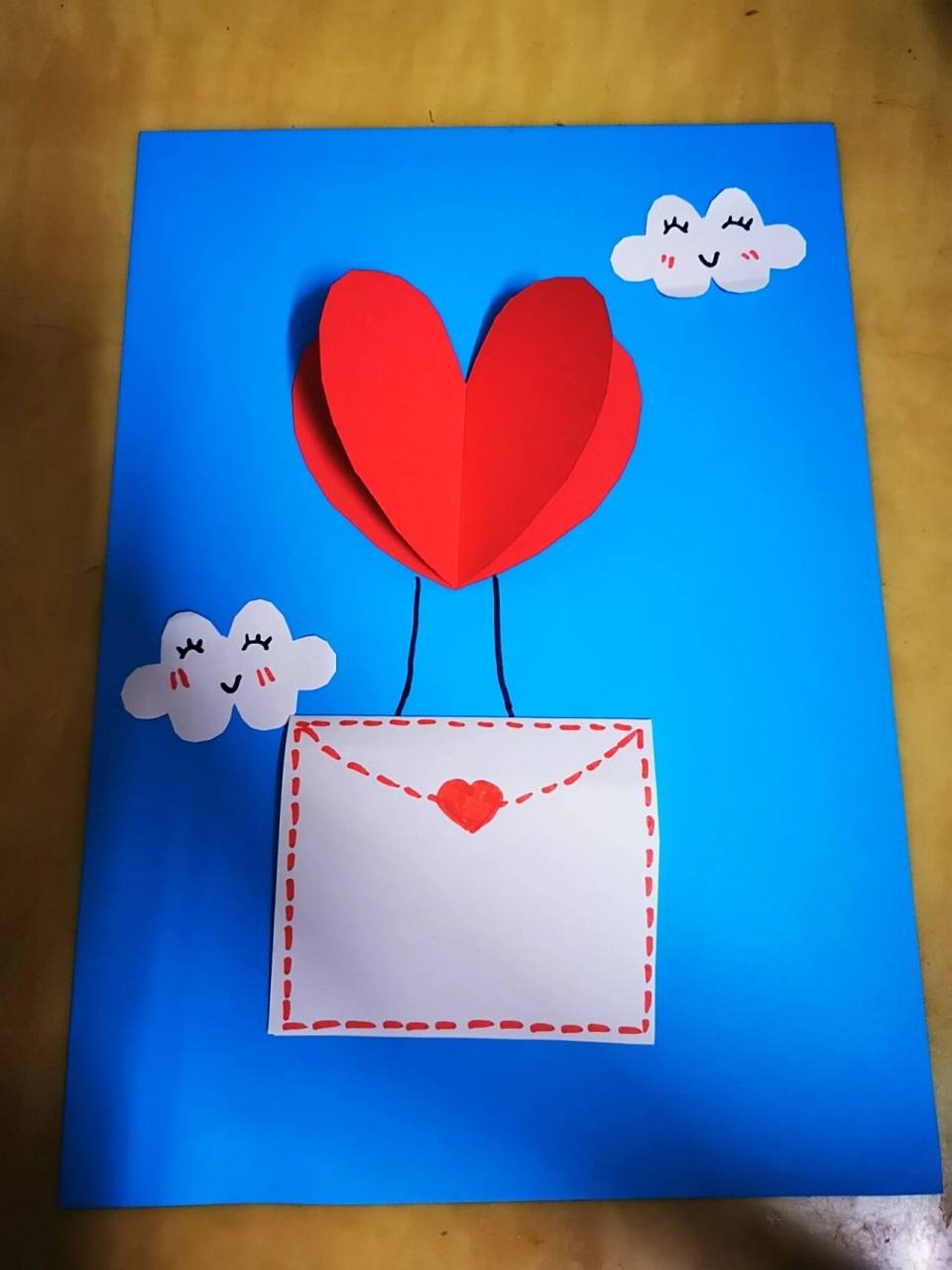 95超简单的幼儿园心愿卡|亲子手工制作 开学啦,来交心愿卡交作业啦