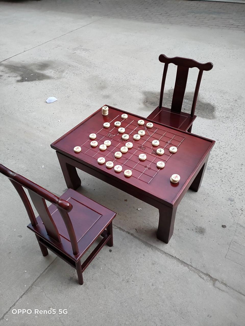 实木棋盘桌两用象棋桌围棋桌椅