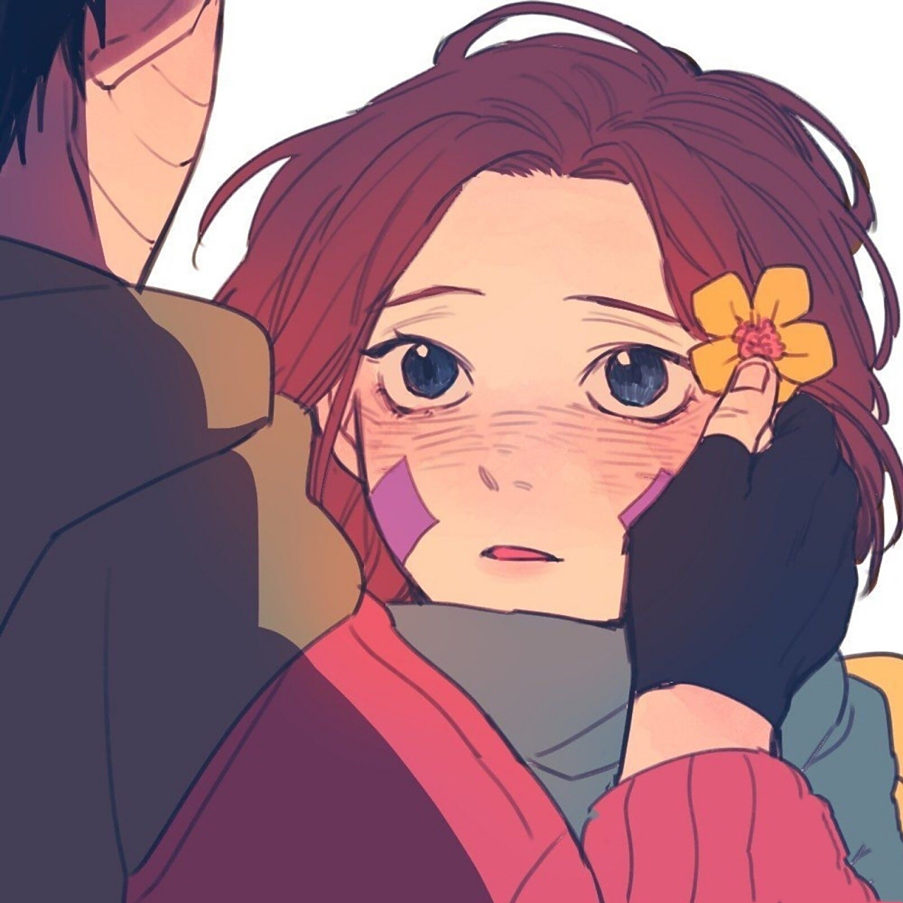 宇智波带土(情头) 木叶的青草混合着泥土的芬芳… 微风拂过… 树叶