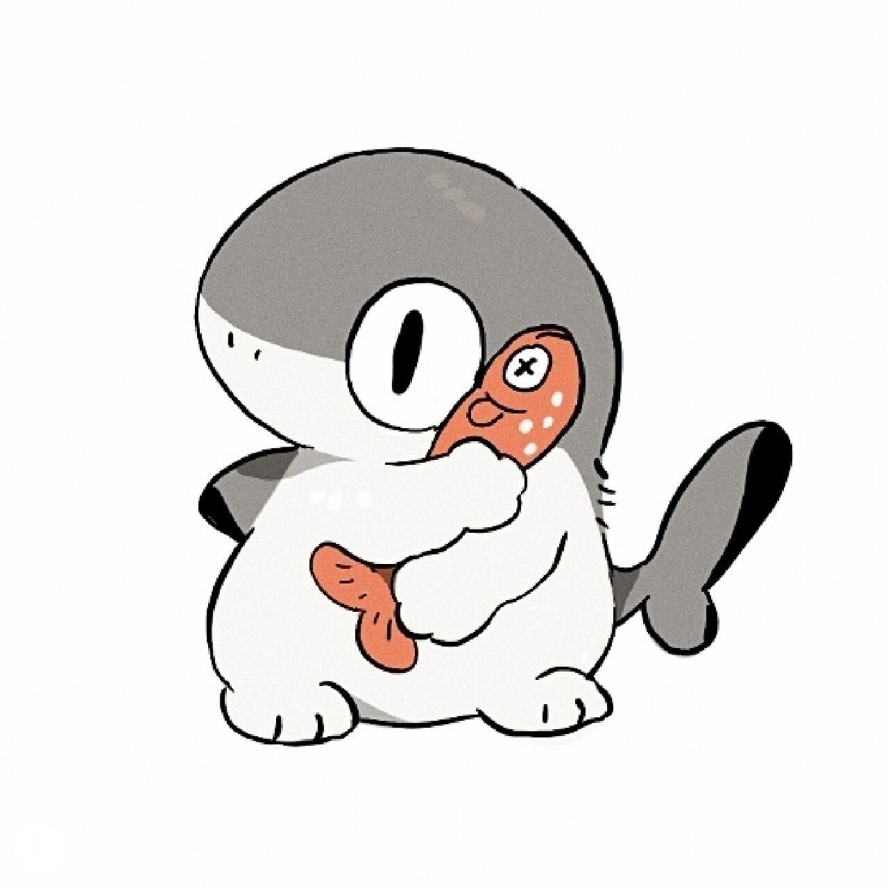 小混蛋鲨猫 鲨猫抱紧小鱼干