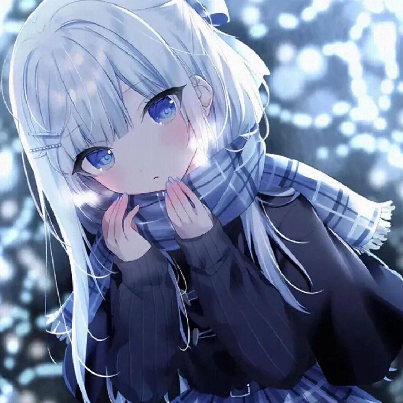 可爱带点高冷的动漫女生头像