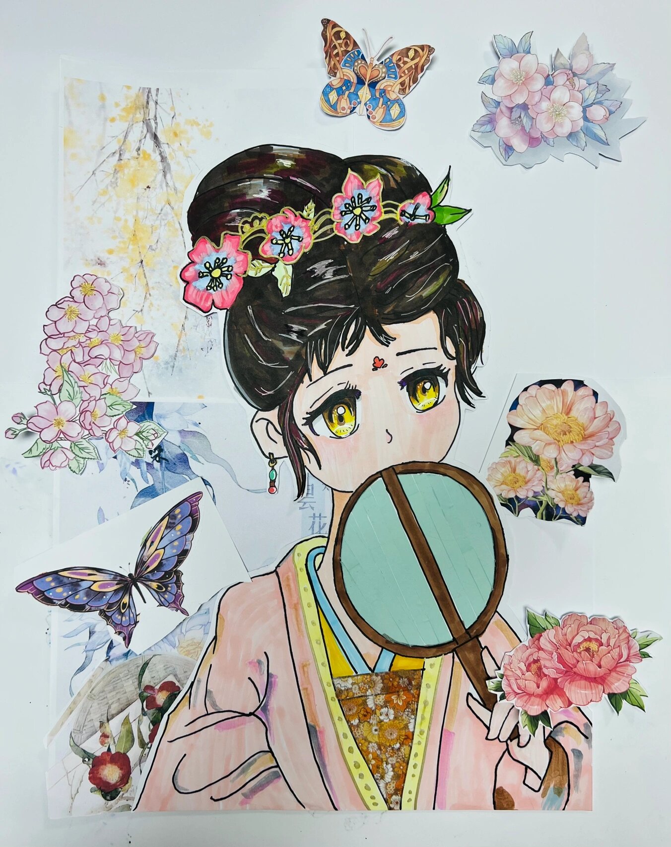 创意美术动漫漫画人物手绘作品