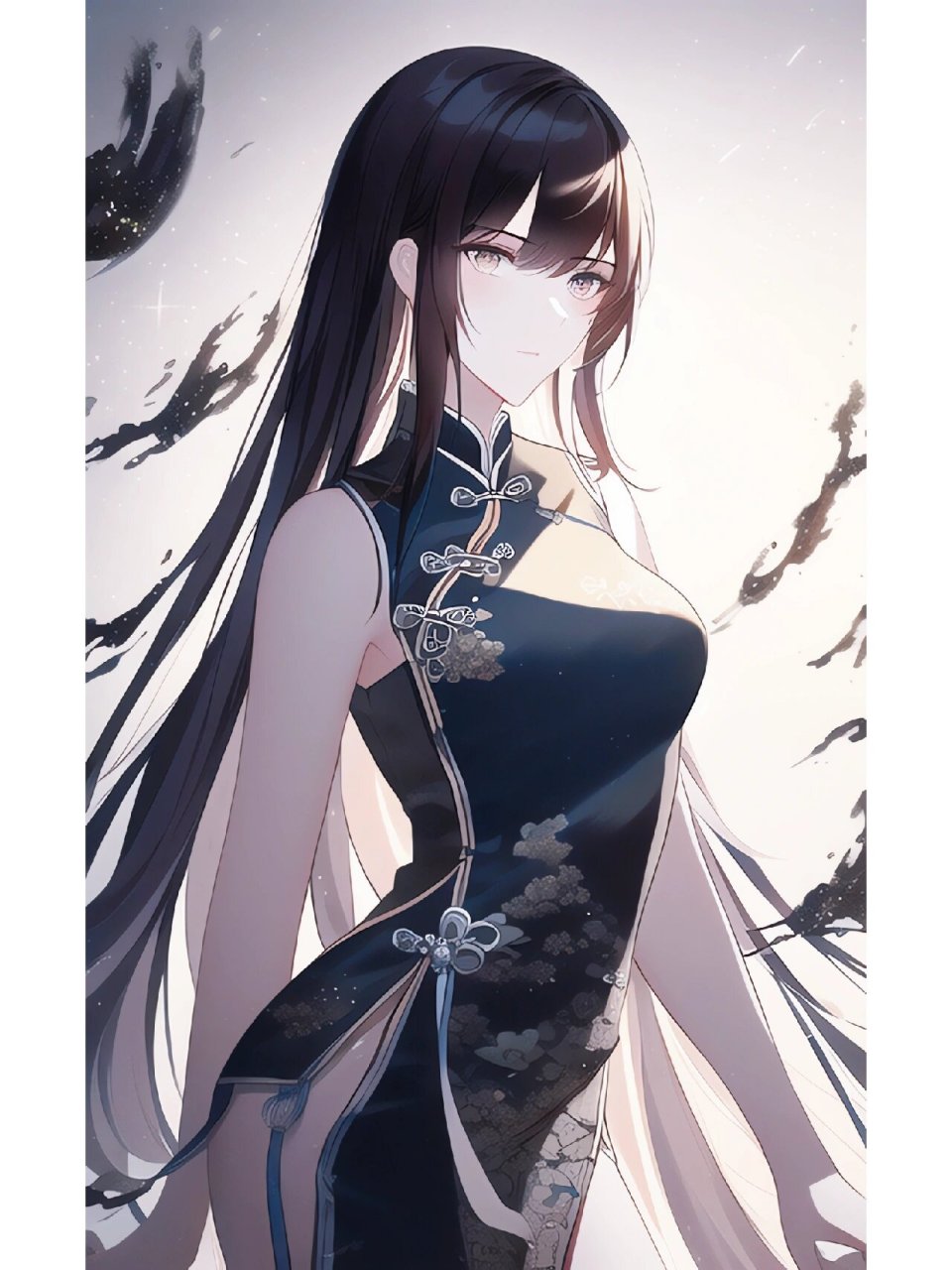 二次元旗袍女神 我携漫天星辰以赠你,仍觉满天星辰不及你