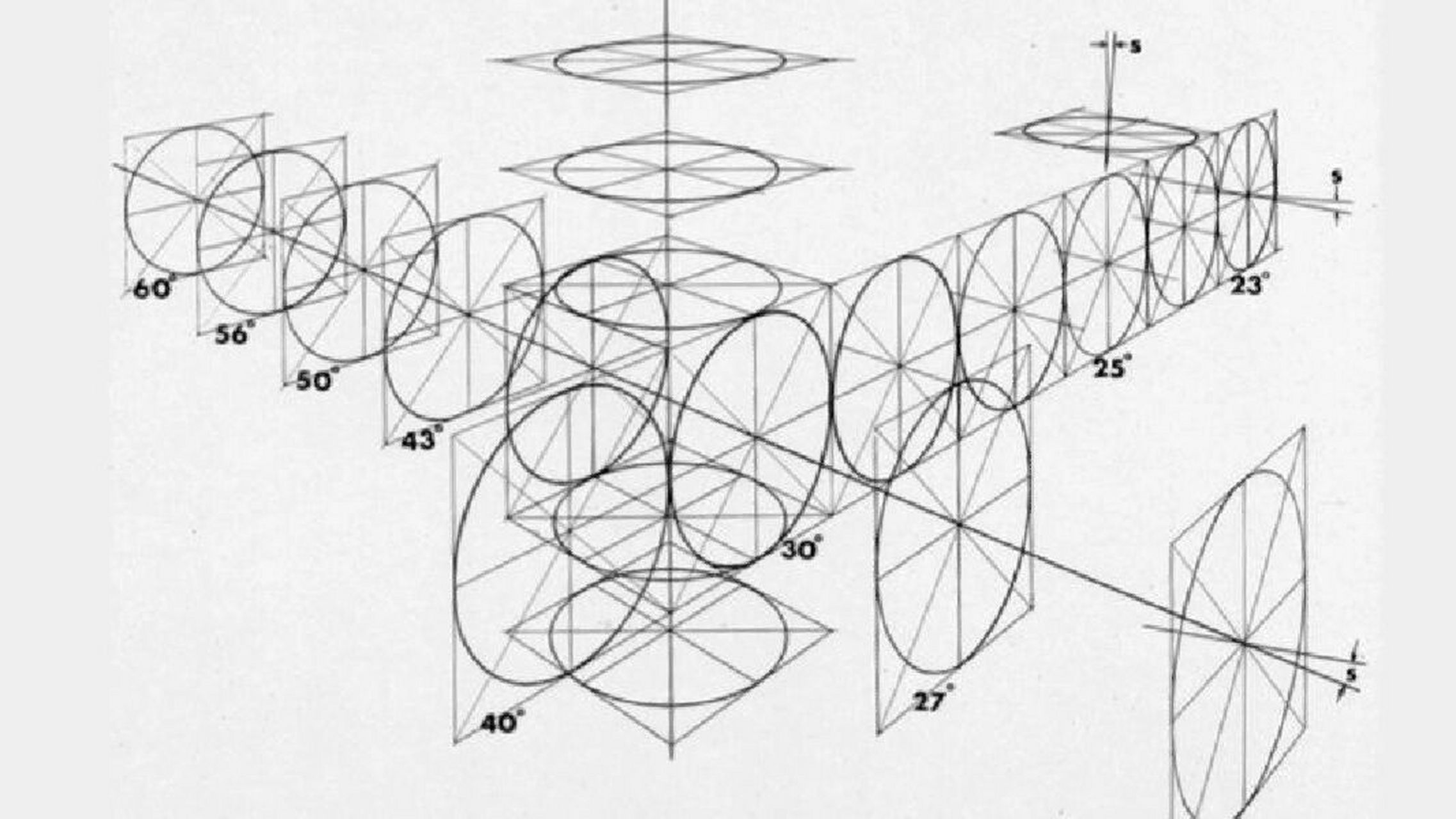 1分钟让零基础的美术生理解圆的透视关系 近大远小,近宽远窄,近实远虚