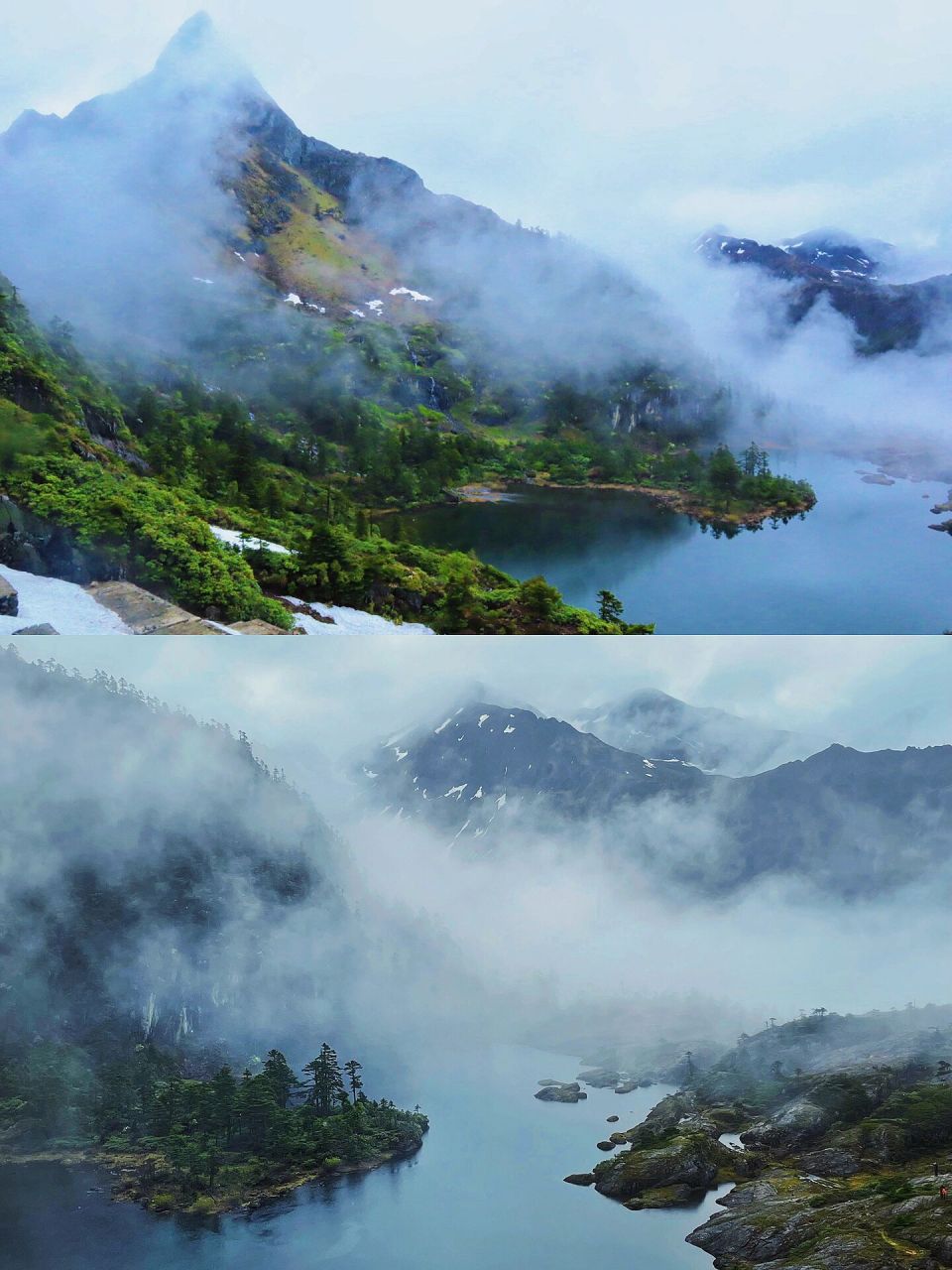 南极洛9015风景绝美的无人秘境 定位:云南省迪庆藏族自治州维西阿