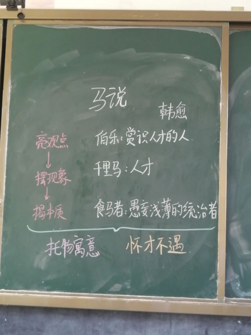 八年级语文《马说》板书设计 先关注可分享八年级上下册完整版试讲稿