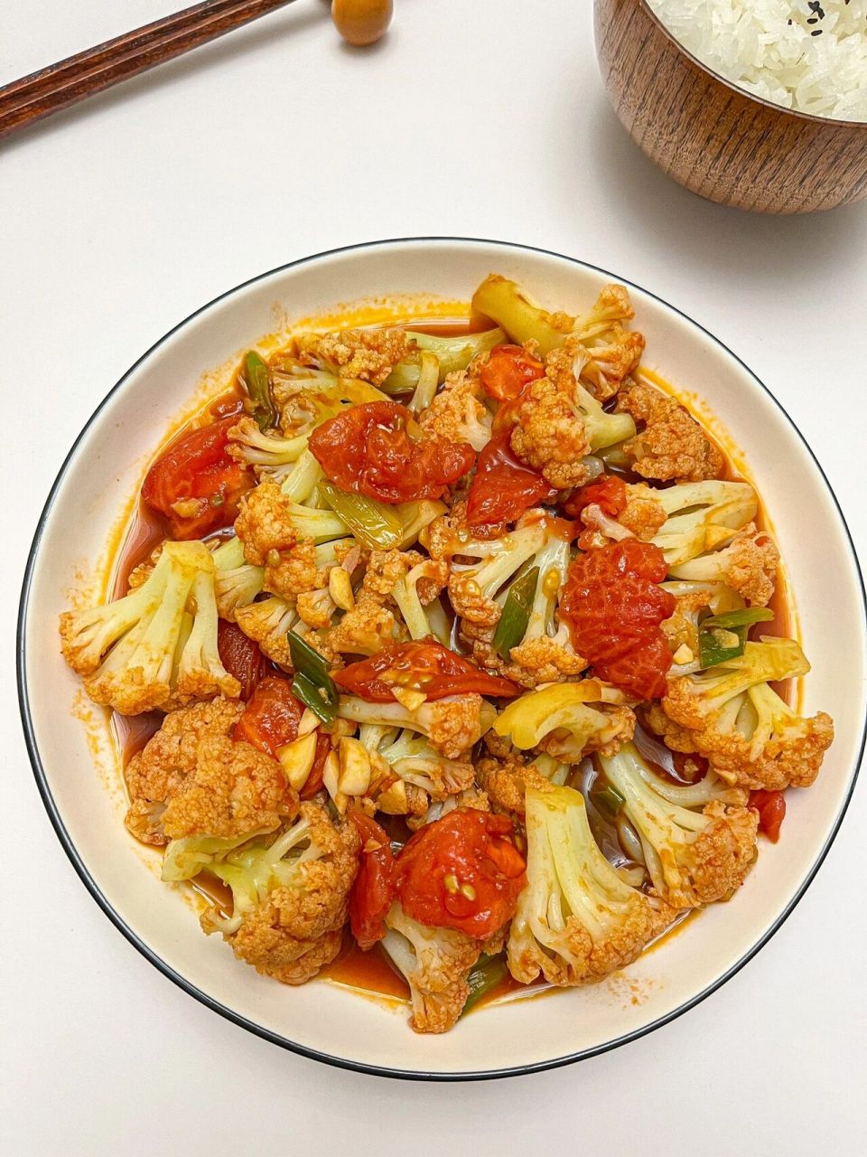 茄汁花菜 | 97好吃不怕胖,超级简单 低脂低卡,好吃不胖 零基础超