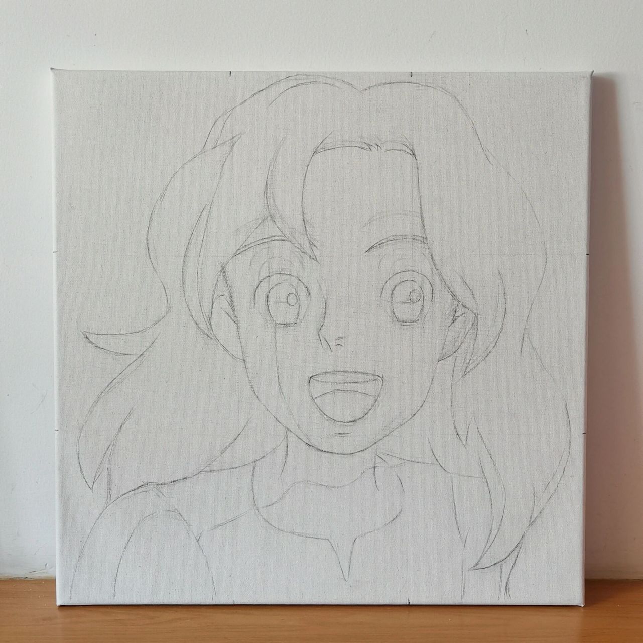 丙烯画|宫崎骏—借东西的小人阿莉埃蒂 40×40