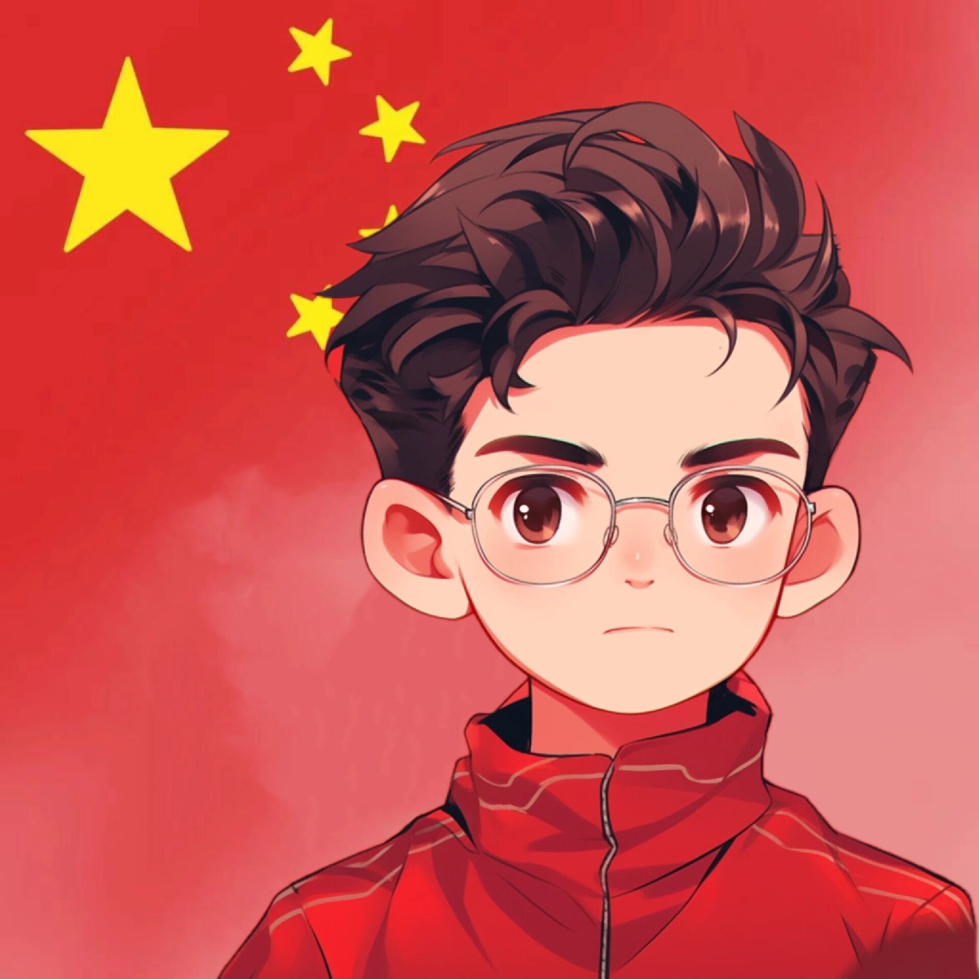 国庆节红旗头像高清原图分享