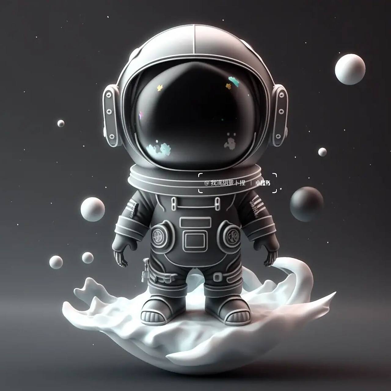 q版宇航员|我曾踏月归来 愿枕星河入梦