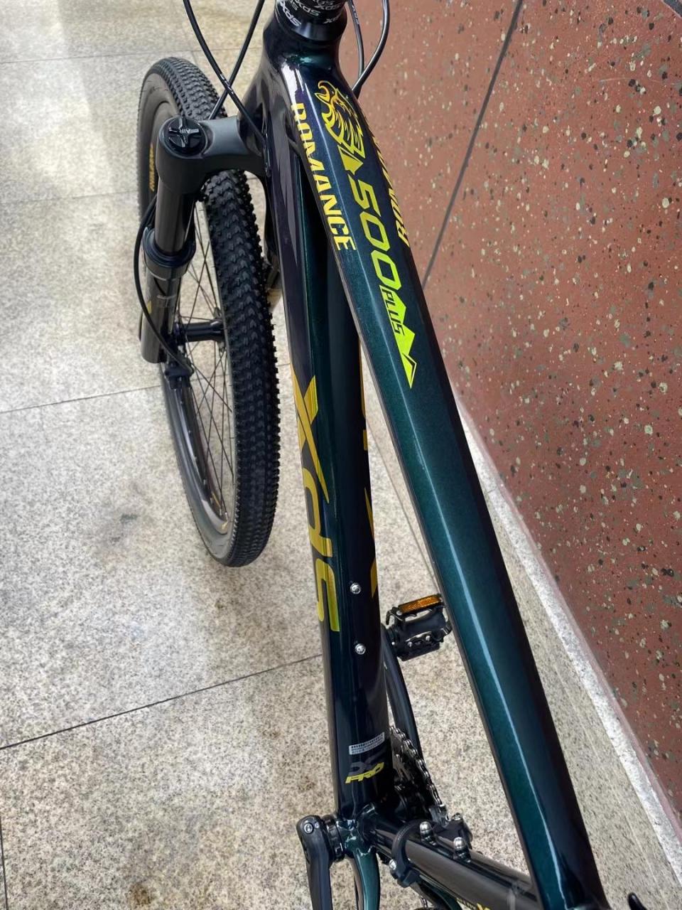 喜德盛传奇500plus,22速线控气叉,17车架,27.5轮组,成色非常新,2700