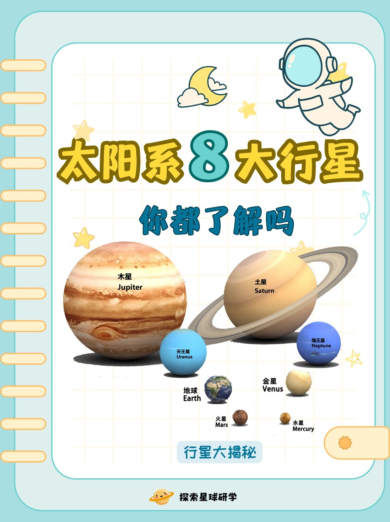 太阳系八大行星资料图片