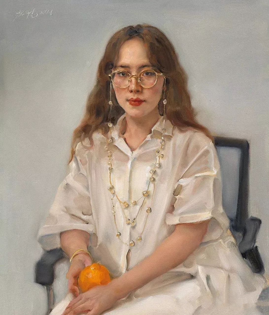 油画家庞茂琨的写生作品,生动,传神  庞茂琨的作品的最大特点是对人的