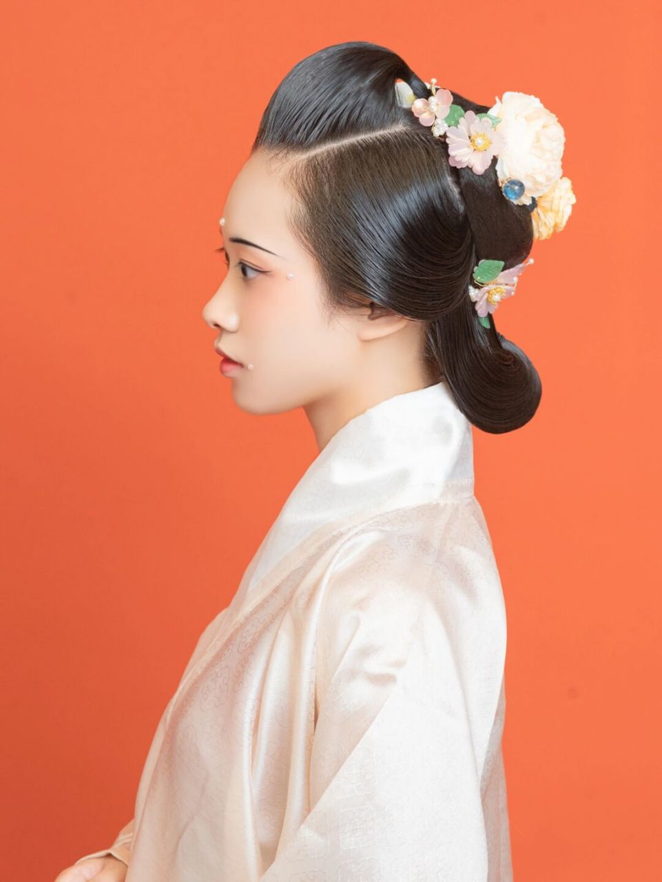 三绺头 明代 汉服妆造 螺髻 燕尾的形态其实多种多样  变化很多