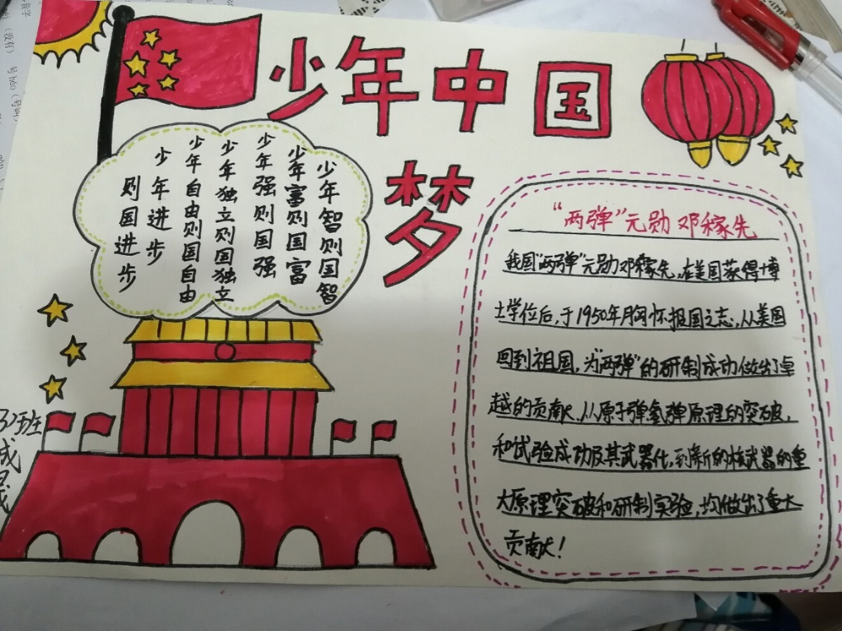 中国少年手抄报四年级图片