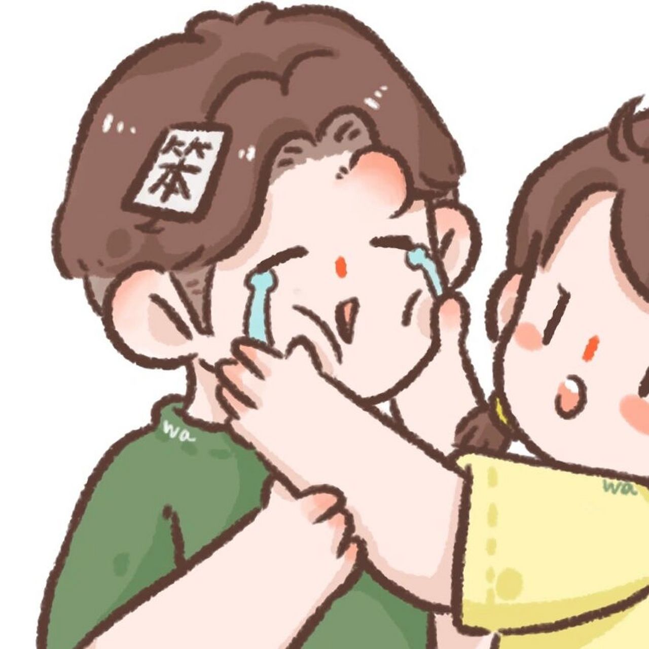 插画情侣头像||笨蛋男友 图9215商9215二改