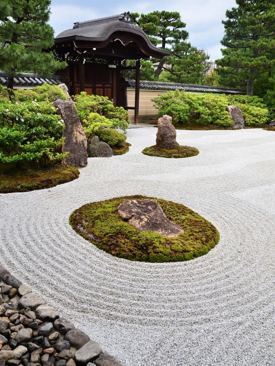 日式庭院|核心灵魂之没有一滴水的枯山水 75日式庭院分为三类:筑山