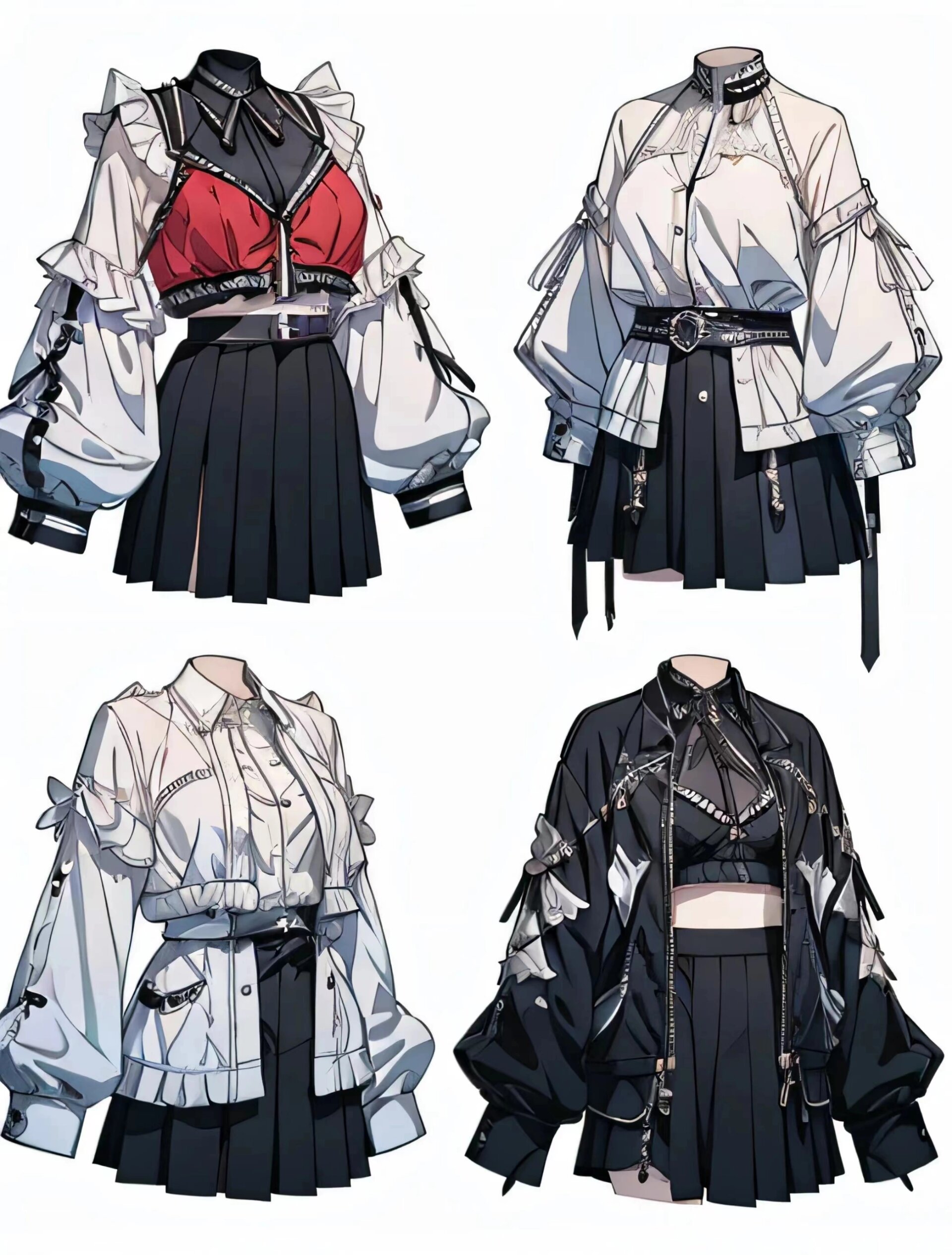 jk制服系!服装设计图