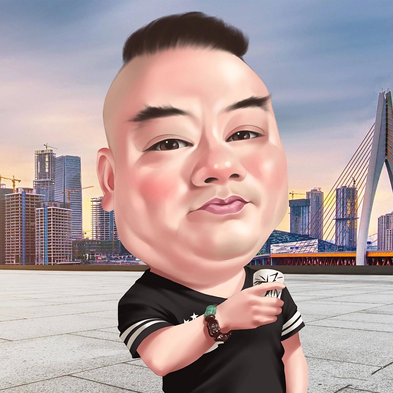 手绘头像分享:高端大气上档次,低调奢华!